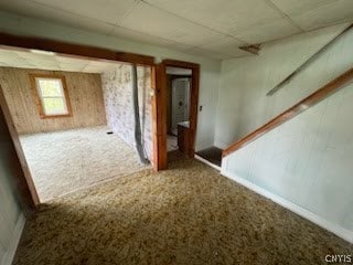 spare room with carpet floors