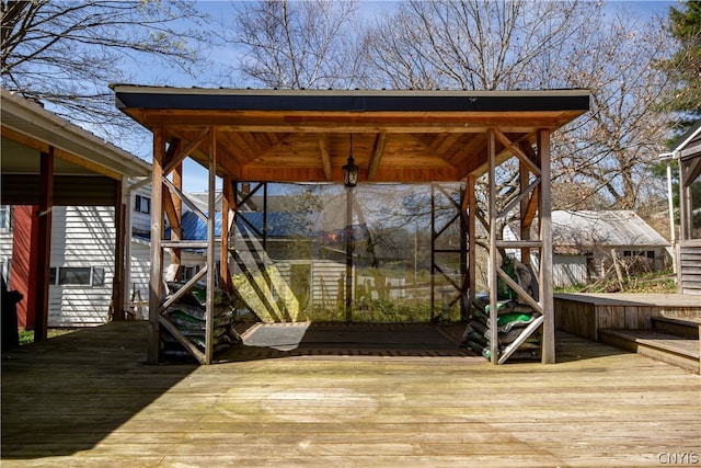 view of deck