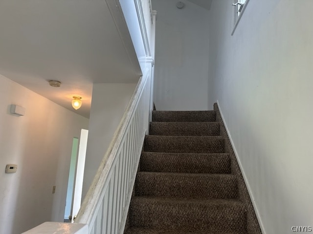 stairs with carpet