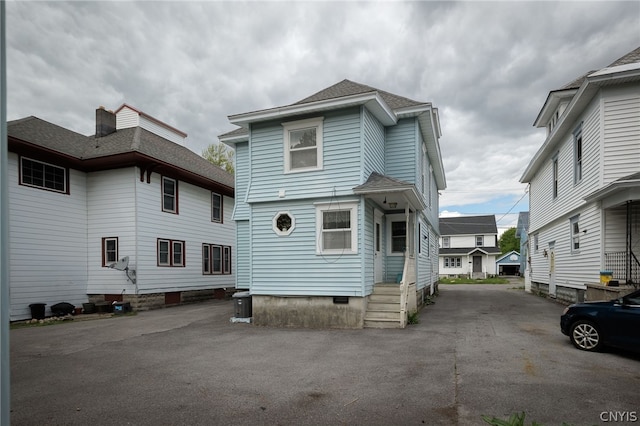 view of rear view of property