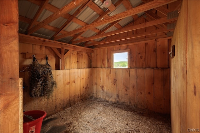 view of horse barn