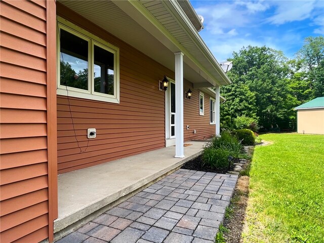 1234 Overhiser Rd, Hanover, NY 14062 - view of patio