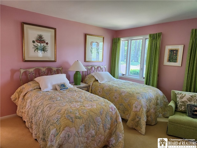 bedroom featuring carpet floors