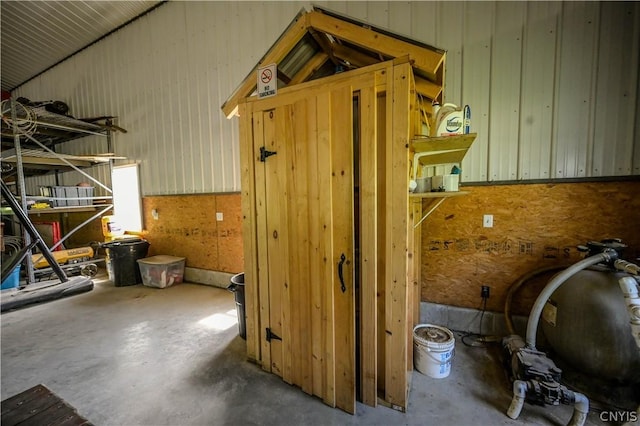 view of horse barn