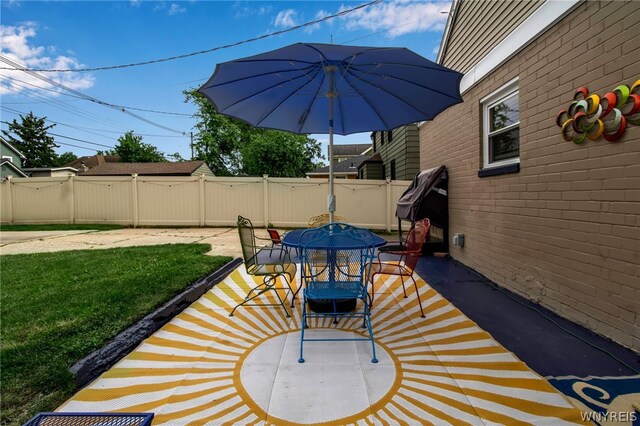 view of patio