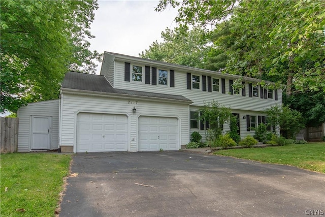 view of front of house with a front yard