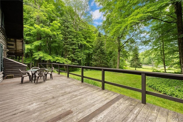 view of deck