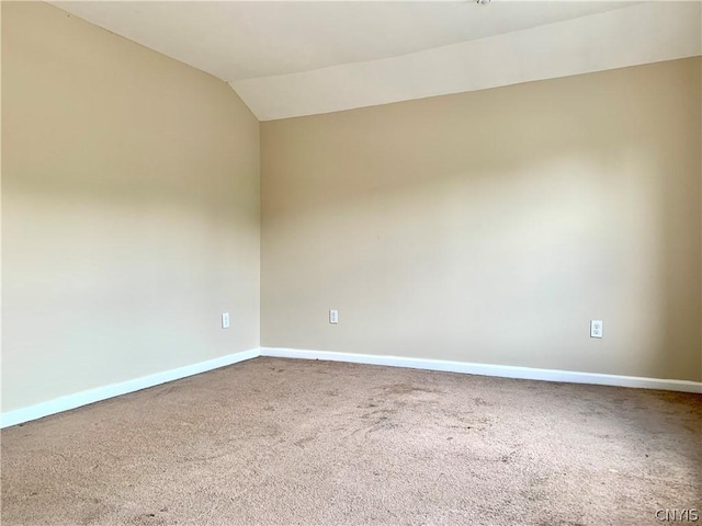 2739 State Route 48, Minetto, NY 13115 - spare room with carpet flooring and vaulted ceiling