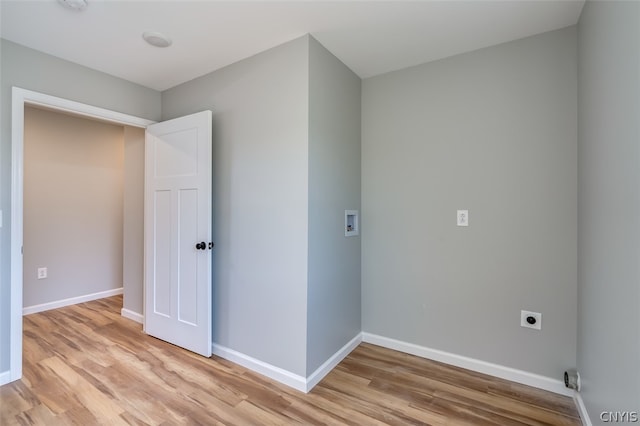 interior space featuring light wood-type flooring