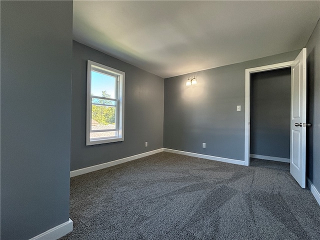 interior space featuring carpet