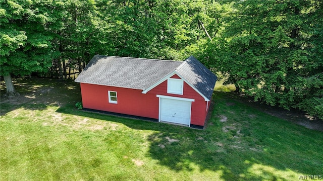 view of outbuilding with an outdoor structure