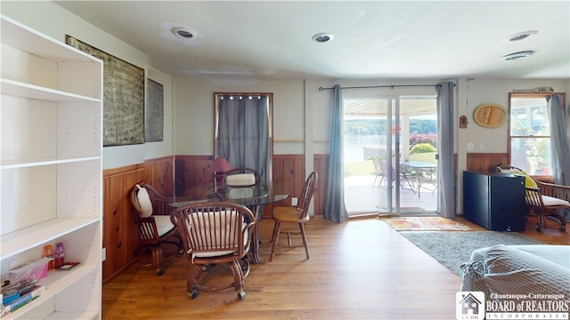 2638 Shadyside Rd, Mina, NY 14736 - interior space featuring wainscoting, wood finished floors, and a healthy amount of sunlight
