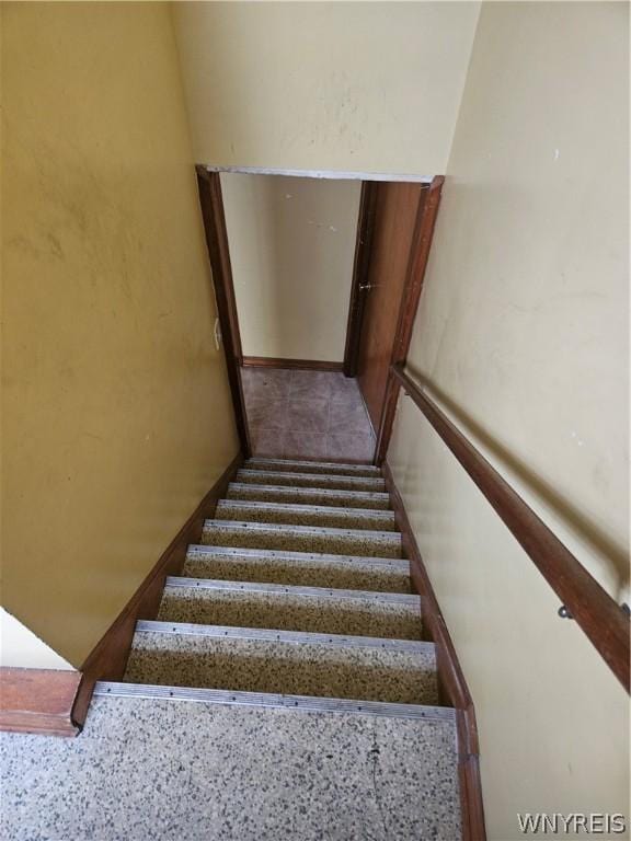 view of stairs