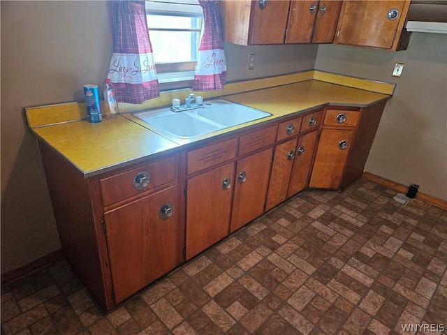 kitchen featuring sink