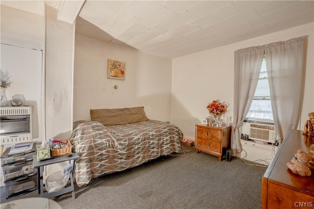 bedroom with carpet floors