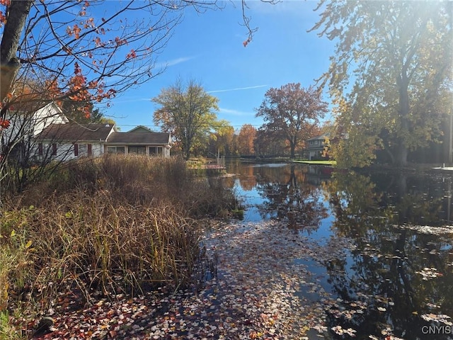 view of water feature