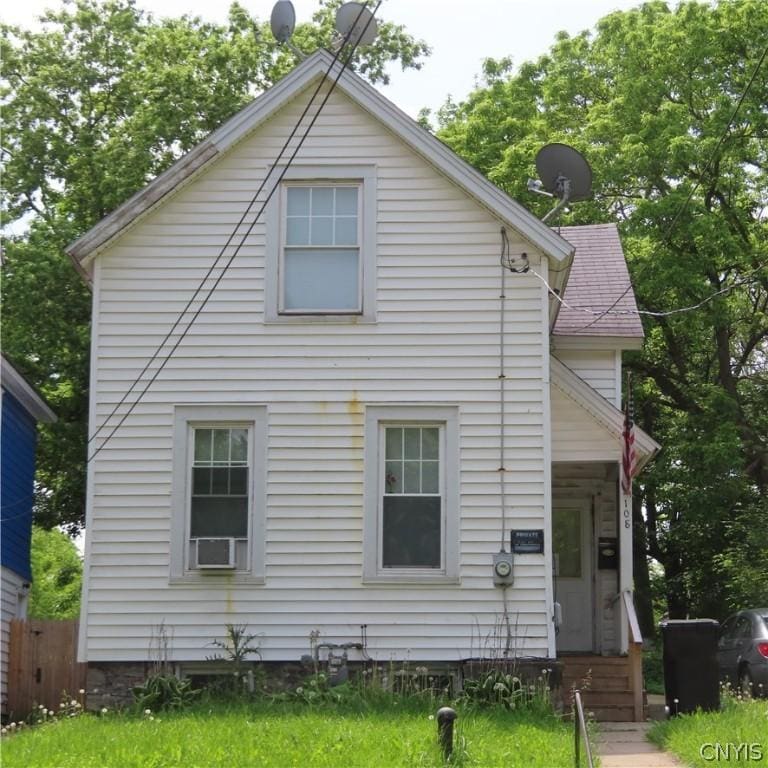 view of rear view of property