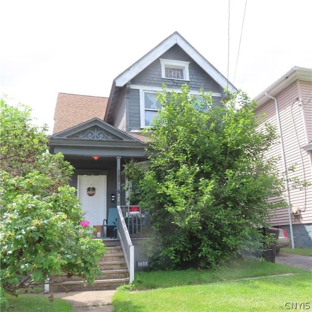 view of front of home