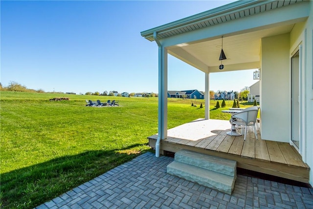 exterior space with a patio area