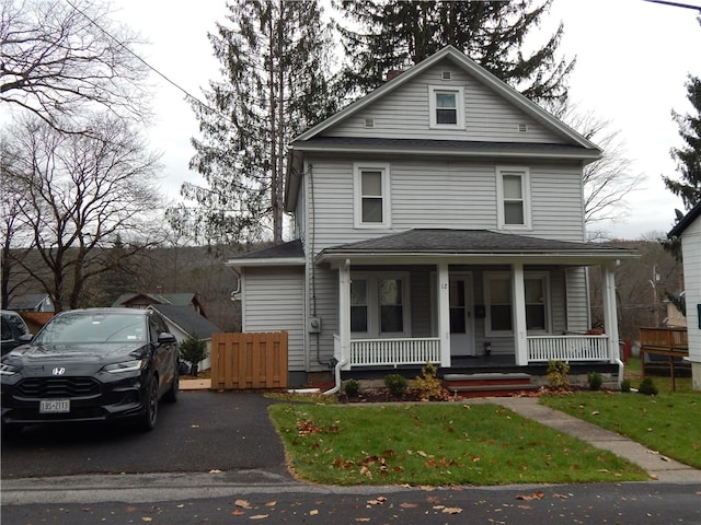 view of front of house featuring a porch