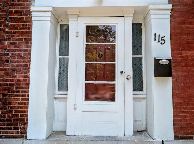 view of entrance to property