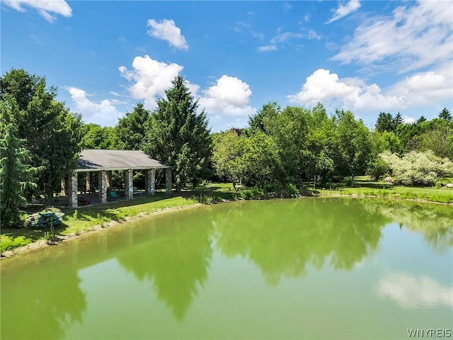 view of water feature