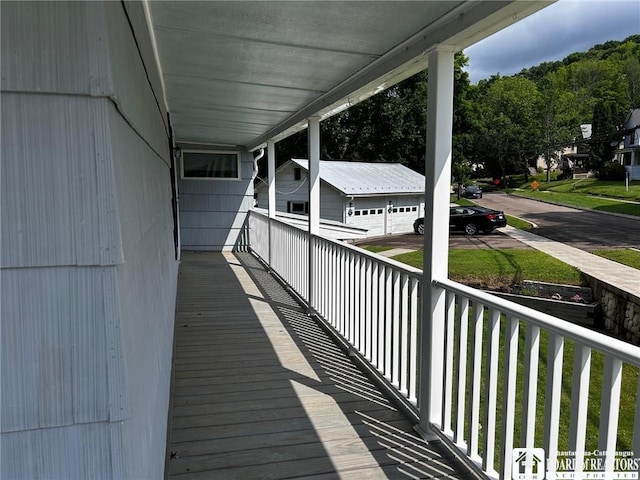 view of deck