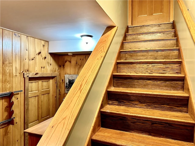 view of stairway