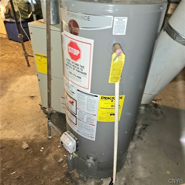 utilities featuring gas water heater