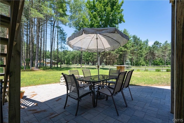 view of patio