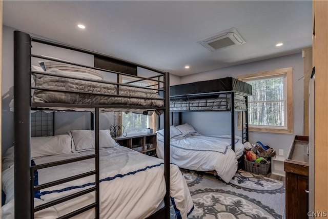 bedroom featuring wood-type flooring