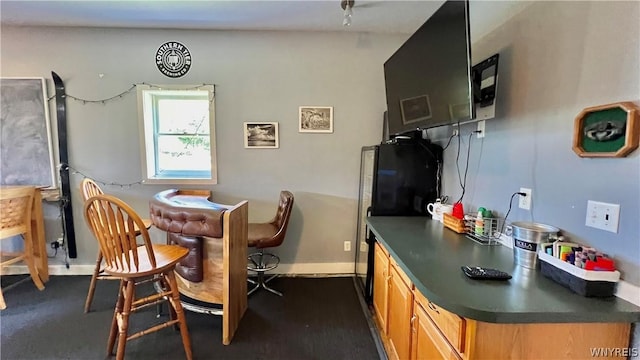 view of dining room