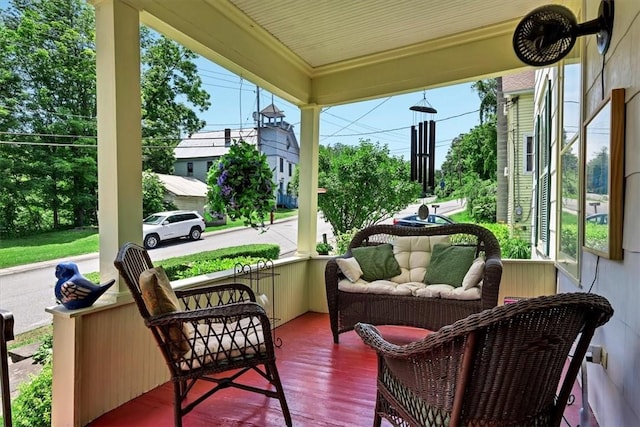 sunroom with a healthy amount of sunlight