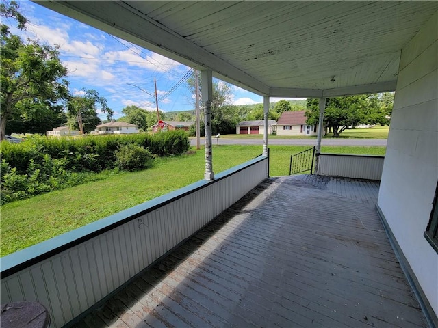 exterior space featuring a porch