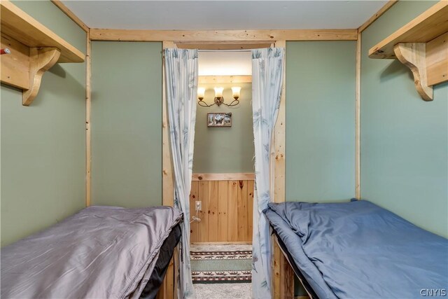 bedroom featuring carpet floors