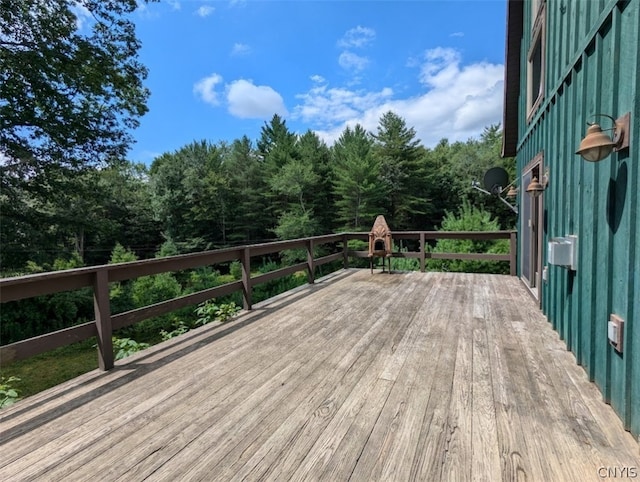 view of deck