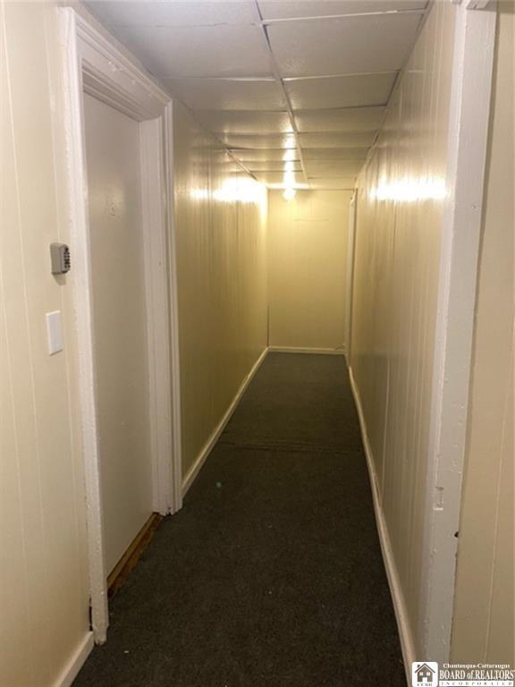 51 Fairmount Ave, Jamestown, NY 14701 - hallway with carpet floors and baseboards