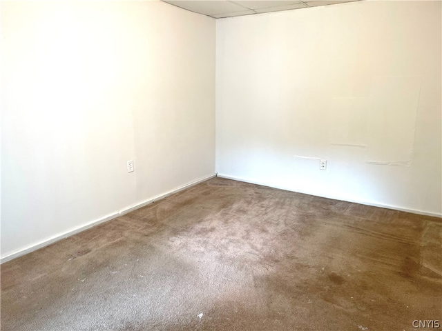 unfurnished room with carpet