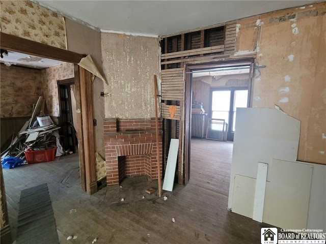 interior space featuring hardwood / wood-style flooring