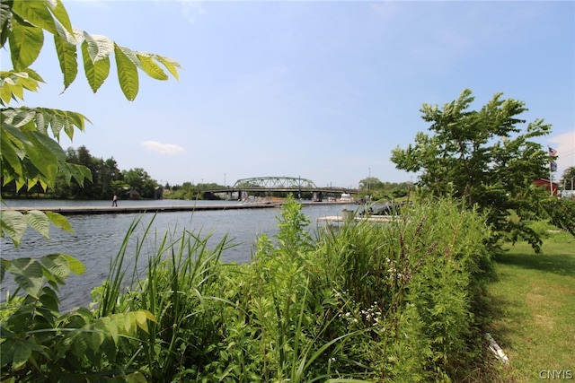 property view of water