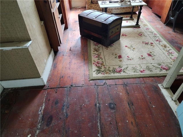 interior space featuring light hardwood / wood-style flooring