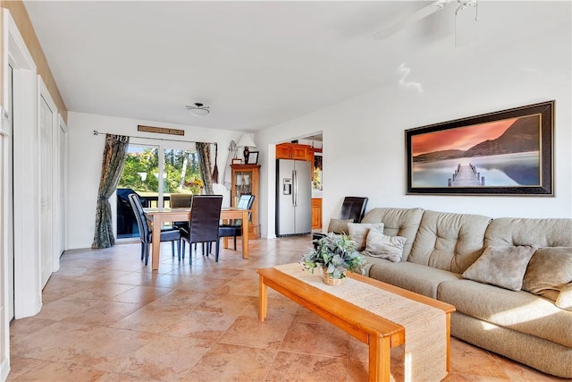 view of living room