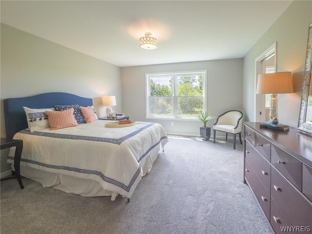 bedroom featuring carpet flooring