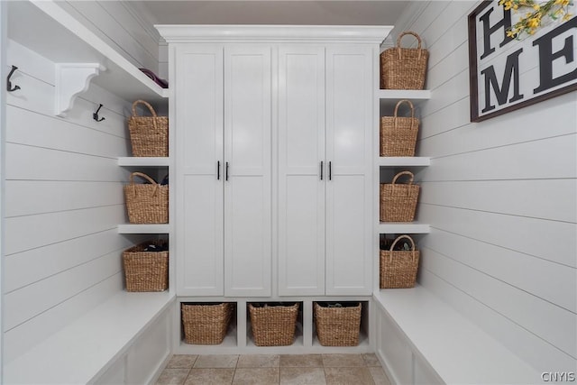 view of mudroom