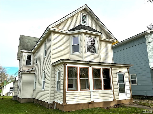 view of back of property