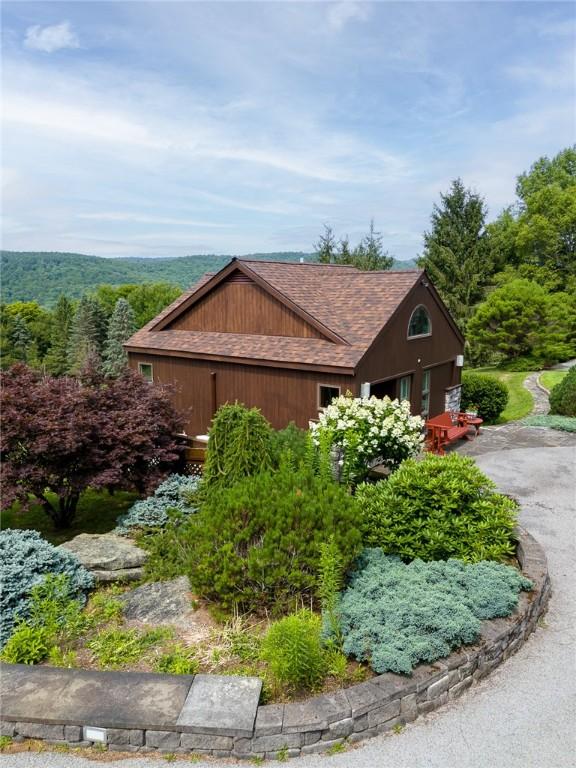 94 Overlook Dr, Andes, NY 13731 - view of side of property with roof with shingles