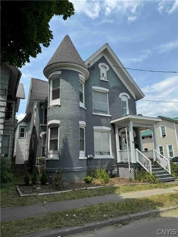 view of victorian home