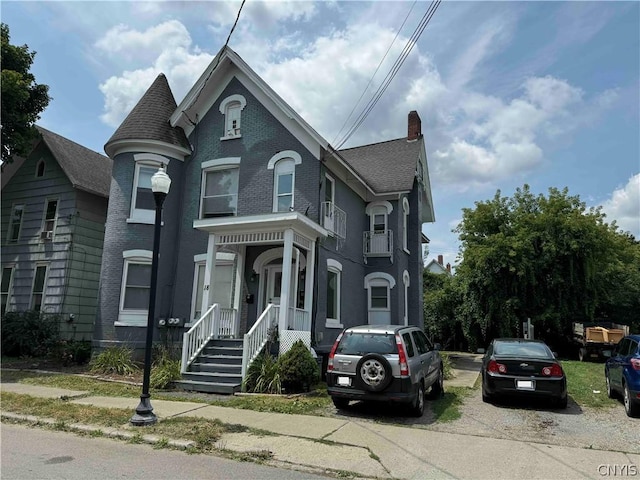 view of victorian house