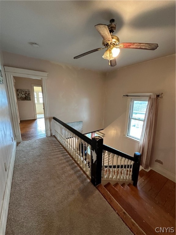 corridor with carpet