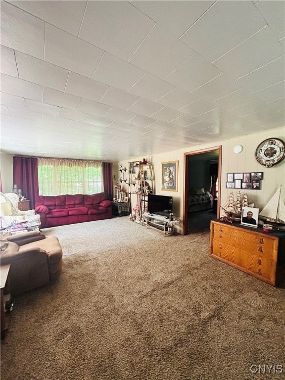 bedroom with carpet floors